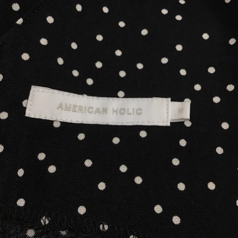 アメリカンホリック AMERICAN HOLIC サロペット・オーバーオール サロペット、オーバーオール M ドット 黒 / ブラック /  レディース USED 古着 中古 10119934