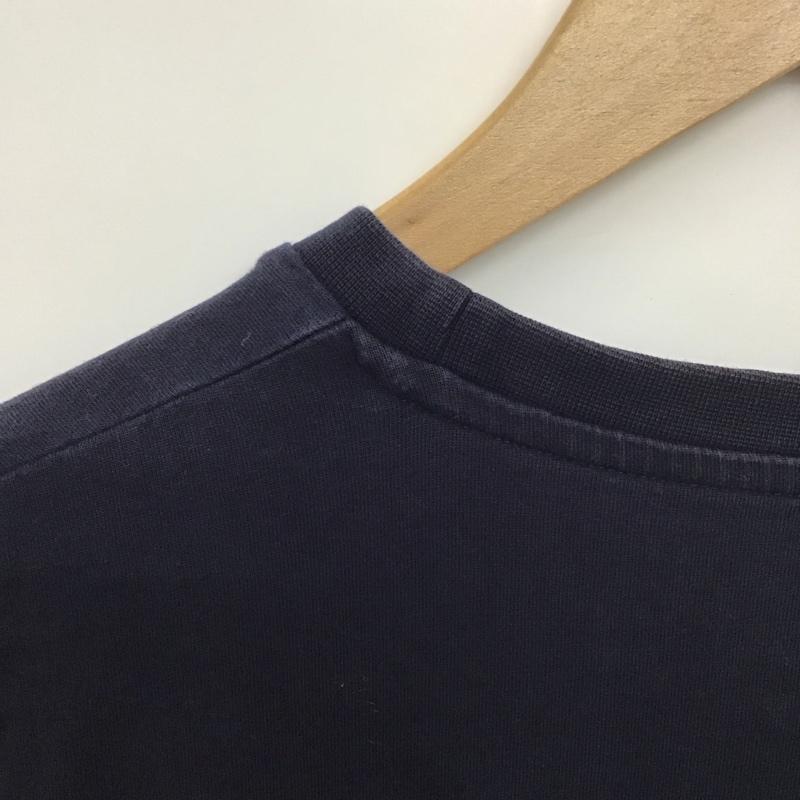 レインスプーナー reyn spooner Tシャツ 半袖 半袖カットソー プリントTシャツ クルーネックカットソー L 無地 紺 / ネイビー /  メンズ USED 古着 中古 10132804