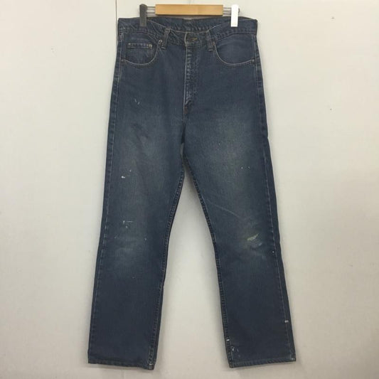 リーバイストラウスアンドコー Levi Strauss & co. パンツ デニム、ジーンズ デニムパンツ ストレートパンツ ワイドパンツ カジュアルパンツ 34インチ 無地 インディゴ / インディゴ /  メンズ USED 古着 中古 10118644