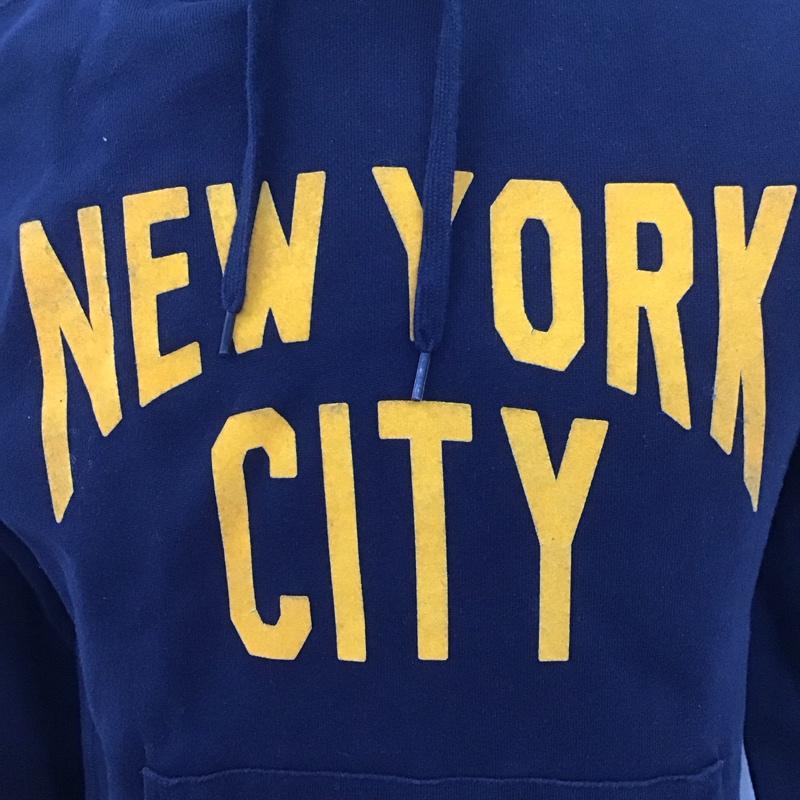 ショット schott パーカー 長袖 3163020 RUSSELL ATHLETIC プルオーバー S ロゴ、文字 紺 / ネイビー /  メンズ USED 古着 中古 10108248