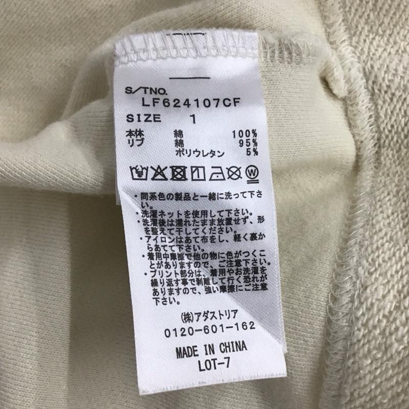 ローリーズファーム LOWRYS FARM トレーナー 長袖 1 無地 オフホワイト / オフホワイト /  レディース USED 古着 中古 10141592