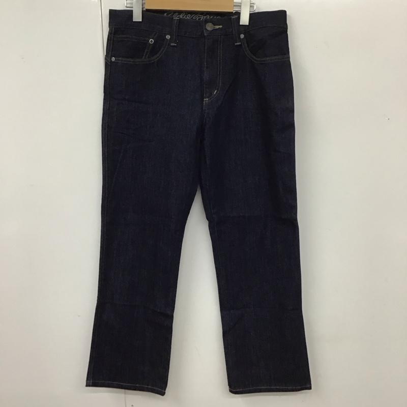 エディーバウアー Eddie Bauer パンツ デニム、ジーンズ デニムパンツ ストレートパンツ ワイドパンツ カジュアルパンツ 31インチ 無地 インディゴ / インディゴ /  メンズ USED 古着 中古 10113609