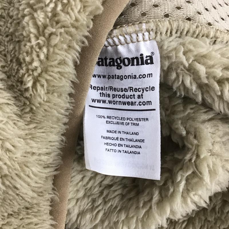 パタゴニア patagonia ジャケット、上着 ジャンパー、ブルゾン 25922fa20 フリースジャケット ジップアップジャケット パーカー M ロゴ、文字 ベージュ / ベージュ /  メンズ USED 古着 中古 10147518
