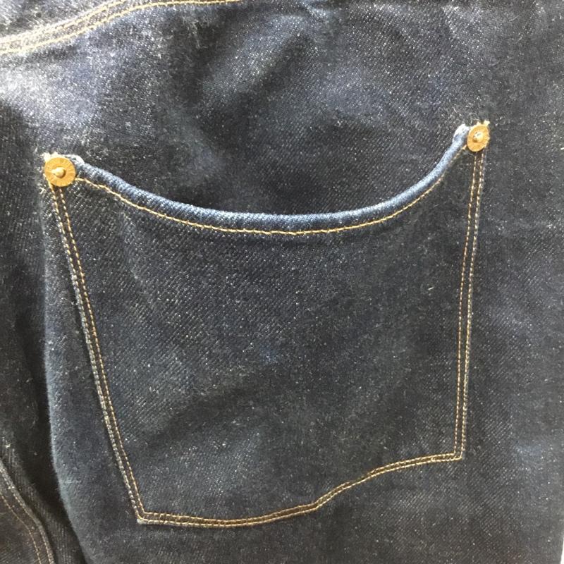 ナイスネス NICENESS パンツ デニム、ジーンズ mn-td18sfn デニムパンツ ストレートパンツ ワイドパンツ カジュアルパンツ M 無地 インディゴ / インディゴ /  メンズ USED 古着 中古 10112477