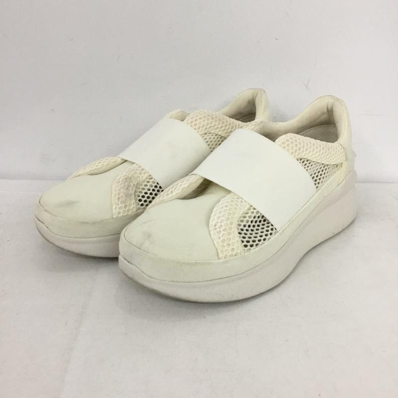 アグ UGG スニーカー スニーカー 1110876 Libu Lite リブ ライト 23cm 23.0cm ロゴ、文字 オフホワイト / オフホワイト /  レディース USED 古着 中古 10148796