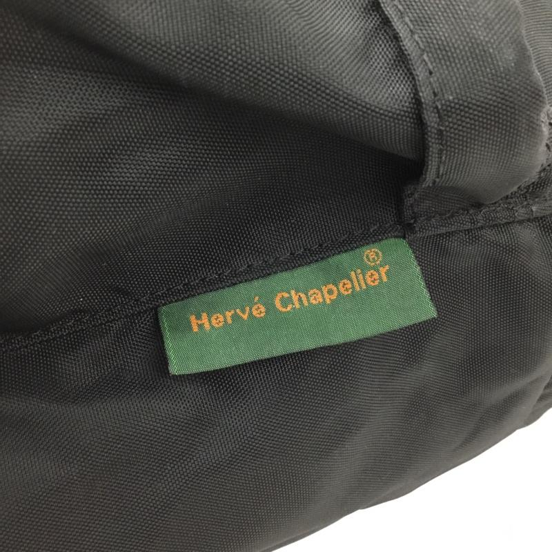 エルベシャプリエ Herve Chapelier リュックサック、デイパック リュックサック、デイバッグ 978P-008 ナイロン ロゴ、文字 黒 / ブラック /  メンズ USED 古着 中古 10105805