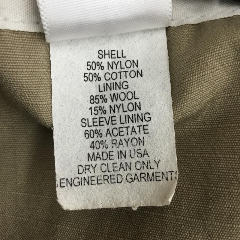 エンジニアードガーメンツ Engineered Garments コート トレンチコート XS チェック 茶 / ブラウン /  メンズ USED 古着 中古 10142018