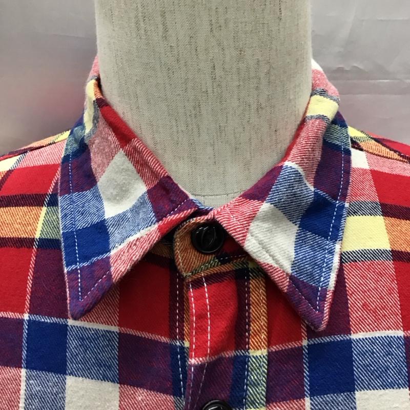 テッドマン TEDMAN シャツ、ブラウス 長袖 長袖シャツ カラーシャツ ポケットシャツ 長袖カットソー チェックシャツ M チェック マルチカラー / マルチカラー /  メンズ USED 古着 中古 10118434