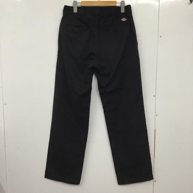 ディッキーズ Dickies パンツ ワークパンツ、ペインターパンツ ワークパンツ ワイドパンツ カジュアルパンツ 32インチ 無地 黒 / ブラック /  メンズ USED 古着 中古 10137362