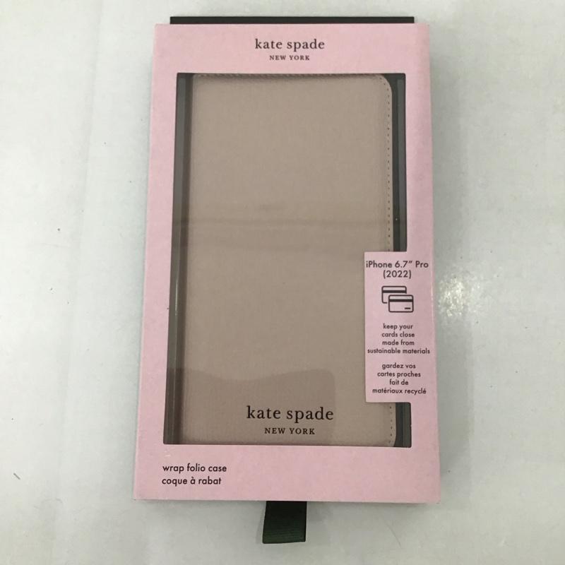ケイトスペード Kate Spade ファッション小物 ファッション小物 KSIPH-257-PLVMB iPhone14 Pro Max 手帳型 iPhoneケース 無地 桃 / ピンク /  レディース USED 古着 中古 10124309