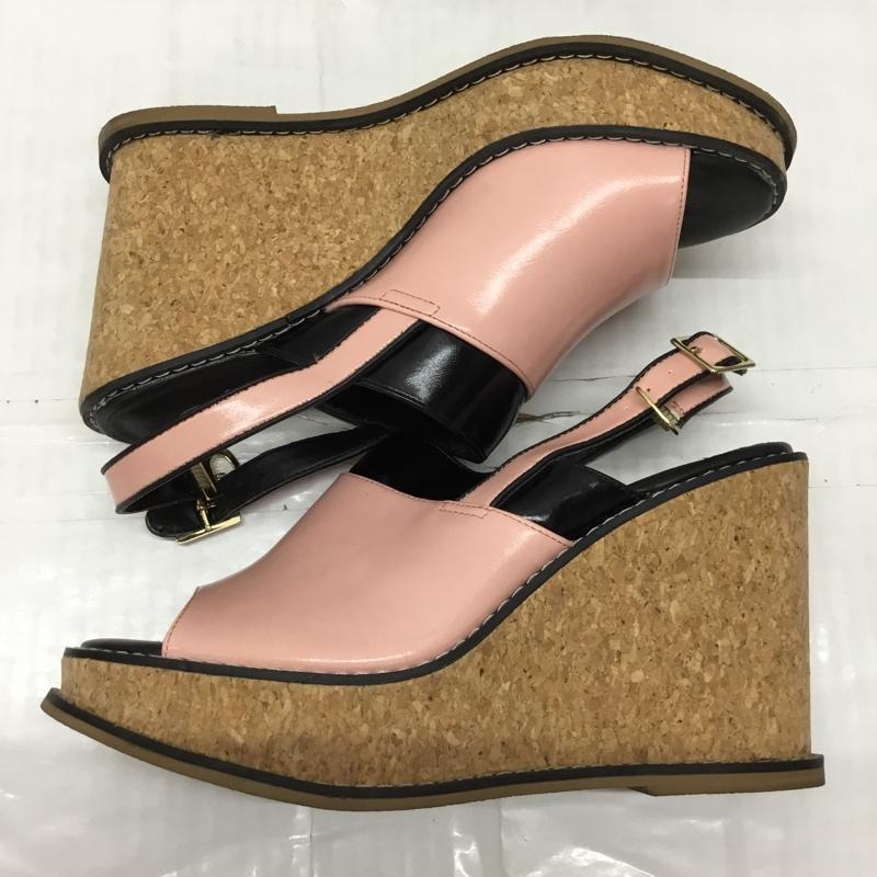 ジーユー GU サンダル サンダル UNDER COVER ウエッジサンダル XL XL 無地 黒 / ブラック / X 桃 / ピンク /  レディース USED 古着 中古 10120555