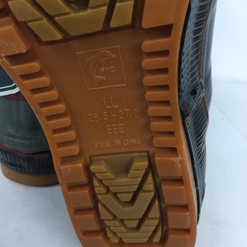 古着 USED 作業靴 作業靴 カルサーエース 安全長靴 福山ゴム LL LL ロゴ、文字 黒 / ブラック /  メンズ USED 古着 中古 10138303