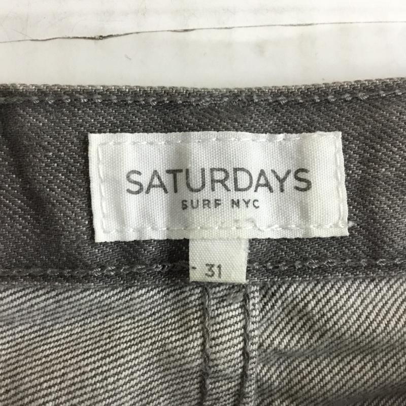 サタデーズサーフニューヨークシティー SATURDAYS SURF NYC パンツ デニム、ジーンズ BBS-6405-B 31 無地 灰 / グレー /  メンズ USED 古着 中古 10117628