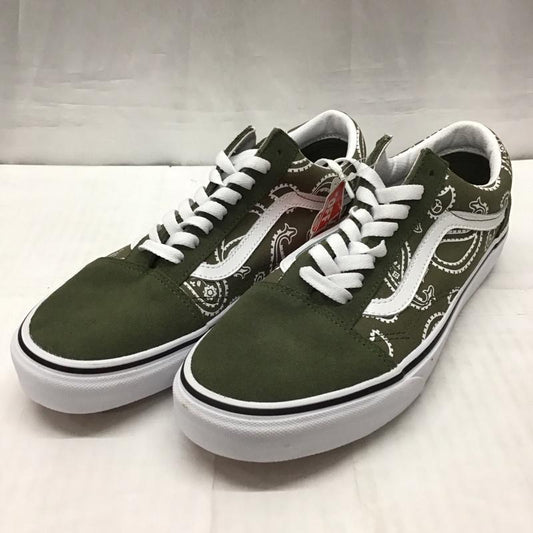 バンズ VANS スニーカー スニーカー 751505 OLD SKOOL 27cm 27.0cm 総柄 カーキ / カーキ /  メンズ USED 古着 中古 10115663