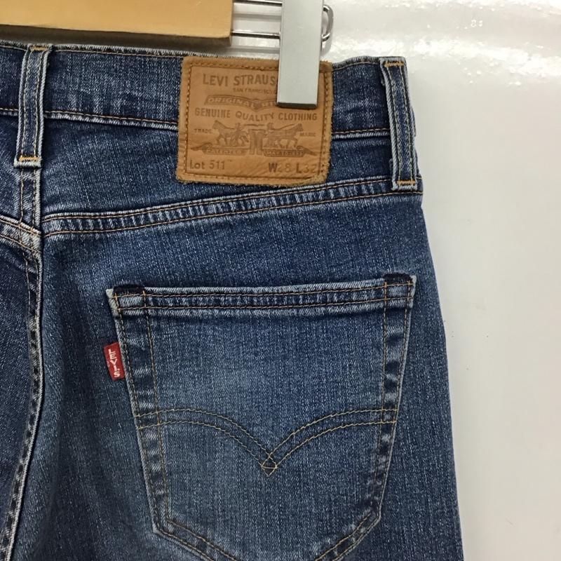 リーバイストラウスアンドコー Levi Strauss & co. パンツ デニム、ジーンズ デニムパンツ スリムパンツ カジュアルパンツ ストレッチパンツ 28インチ 無地 インディゴ / インディゴ /  メンズ USED 古着 中古 10148911