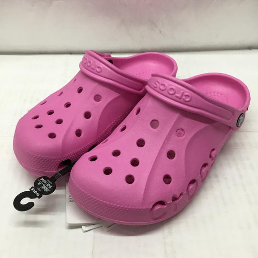 クロックス crocs サンダル サンダル 10126-6U9 baya バヤ 24cm 24.0cm ロゴ、文字 桃 / ピンク /  レディース USED 古着 中古 10111539