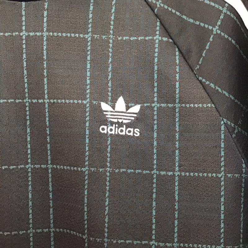 アディダス adidas トレーナー 長袖 ed7018 長袖トレーナー スポーツウェア M チェック マルチカラー / マルチカラー /  メンズ USED 古着 中古 10149951