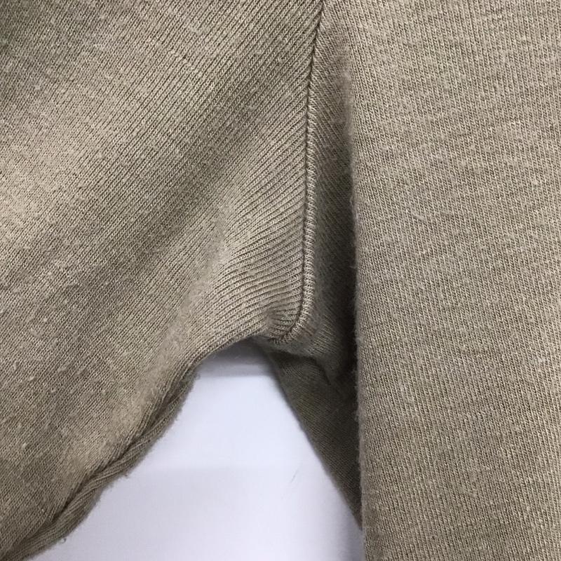 バーバリーブルーレーベル BURBERRY BLUE LABEL カットソー 長袖 38 プリント X ロゴ、文字 ベージュ / ベージュ /  レディース USED 古着 中古 10151201