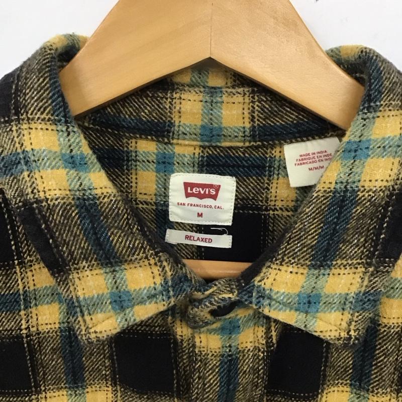 リーバイス Levi s シャツ、ブラウス 長袖 長袖シャツ チェックシャツ カラーシャツ M チェック マルチカラー / マルチカラー /  メンズ USED 古着 中古 10129258