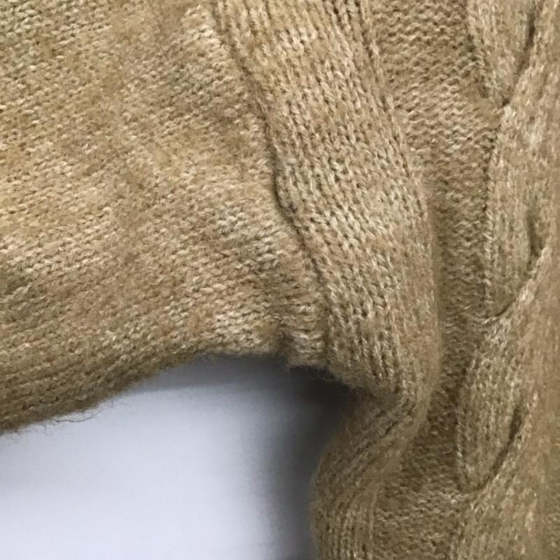 アビトーキョー ABITOKYO カーディガン 長袖 FREE 無地 茶 / ブラウン /  レディース USED 古着 中古 10142761