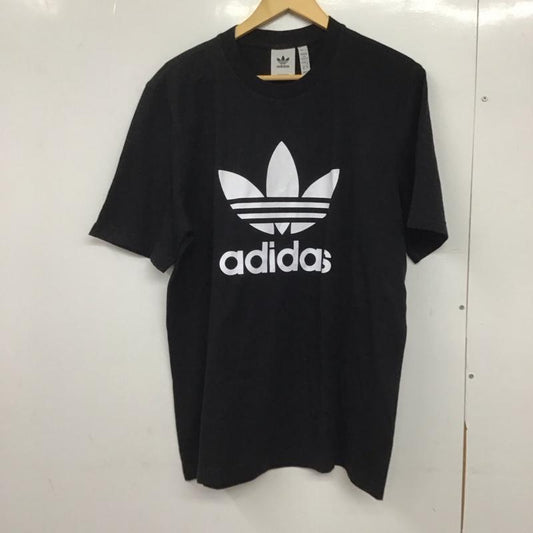 アディダス adidas Tシャツ 半袖 H06642 AdicolorClassicsTrefoilTee プリントTシャツ ロゴ、文字 黒 / ブラック /  メンズ USED 古着 中古 10145891