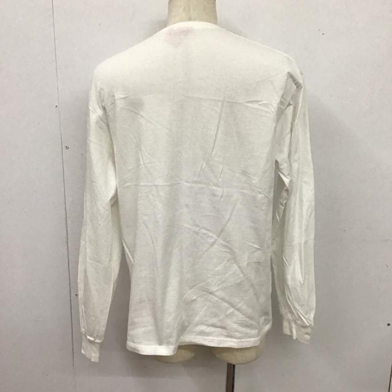 ハバ グッ タイム Have a good time カットソー 長袖 長袖カットソー プリントカットソー クルーネック L プリント 白 / ホワイト /  メンズ USED 古着 中古 10126193