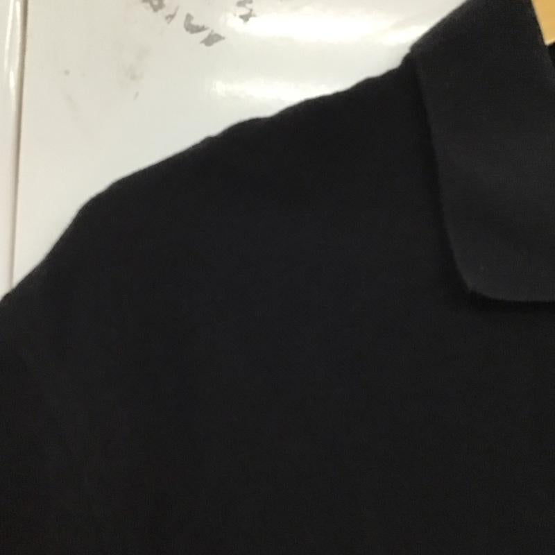 チャムス CHUMS ワンピース ロングスカート 半袖ポロシャツワンピース ロングワンピース ストレッチ L ロゴ、文字 黒 / ブラック /  レディース USED 古着 中古 10128934