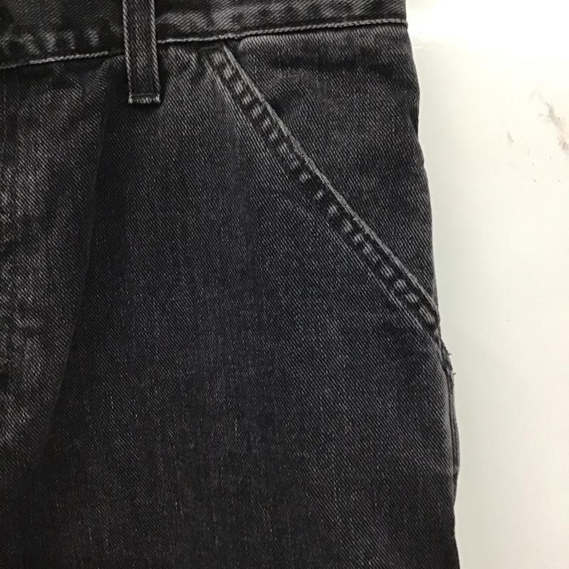カーハート Carhartt パンツ デニム、ジーンズ デニムパンツ ワイドパンツ カジュアルパンツ カーゴパンツ 30インチ 無地 黒 / ブラック /  メンズ USED 古着 中古 10142982
