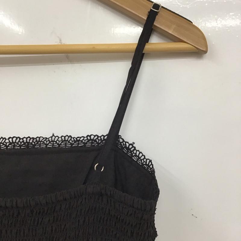 ザラ ZARA ワンピース ロングスカート キャミソールロングワンピース フレアスカート XS 無地 黒 / ブラック /  レディース USED 古着 中古 10136028