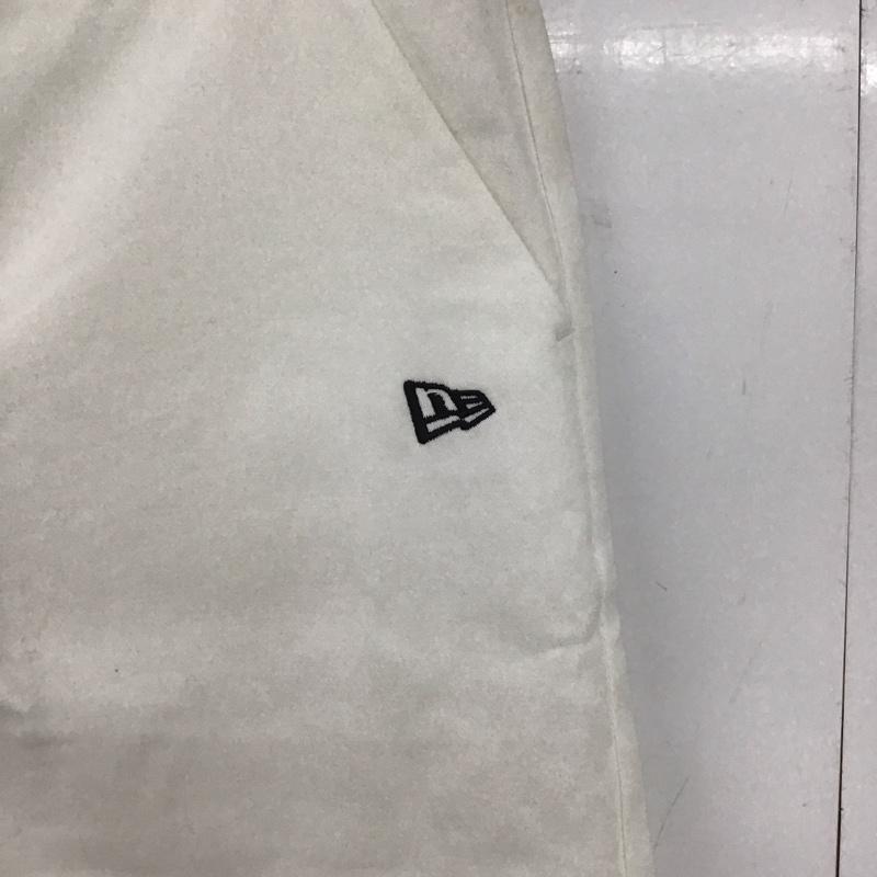 ニューエラ NEW ERA パンツ ワークパンツ、ペインターパンツ ワークパンツ ワイドパンツ カジュアルパンツ ストレッチパンツ M ロゴ、文字 白 / ホワイト /  メンズ USED 古着 中古 10148141