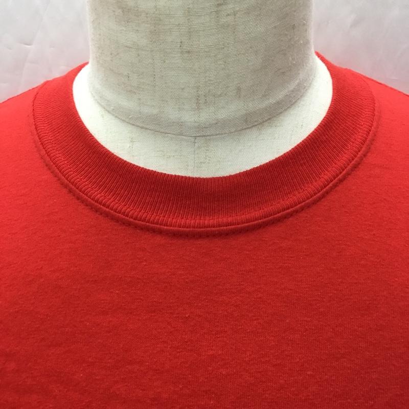 エーアイイー AIE Tシャツ 長袖 ロンT バックプリント M ロゴ、文字 赤 / レッド /  メンズ USED 古着 中古 10112372