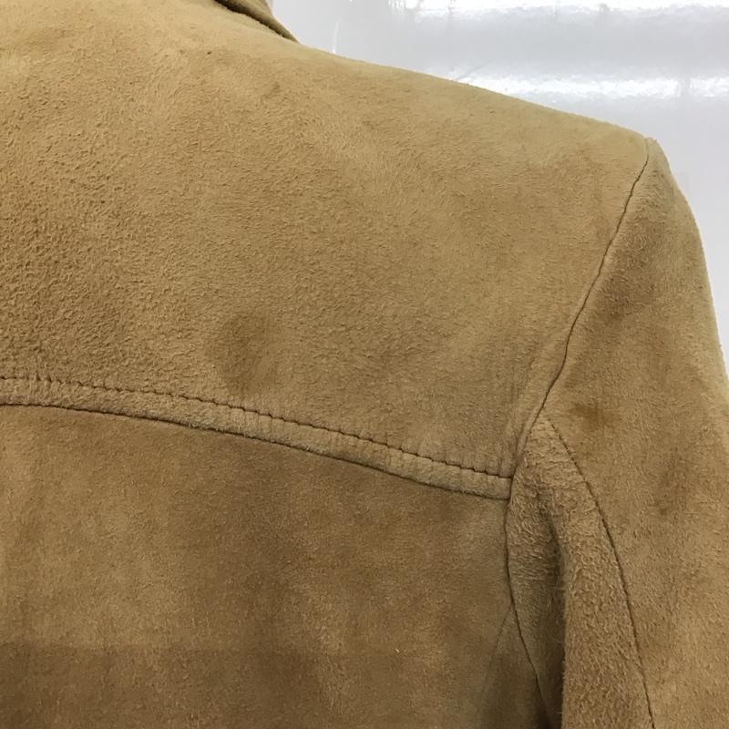 古着 USED ジャケット、上着 ジャケット、ブレザー Buckboard レザージャケット 40 無地 ベージュ / ベージュ /  メンズ USED 古着 中古 10112674