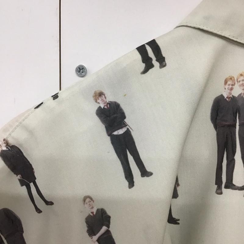 グラニフ graniph シャツ、ブラウス 半袖 半袖シャツ プリントシャツ ポケットシャツ ハリーポッター XL プリント 白 / ホワイト /  メンズ USED 古着 中古 10140121