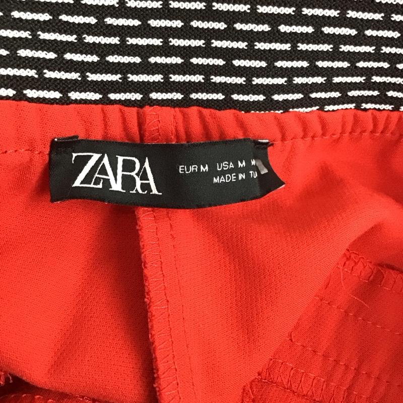 ザラ ZARA ボトムス ボトムス カジュアルパンツ スリムパンツ ストレートパンツ ストレッチパンツ レギンス M 無地 赤 / レッド /  レディース USED 古着 中古 10109552