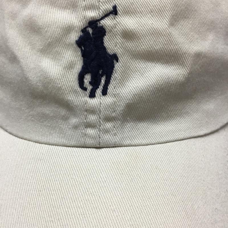 ポロバイラルフローレン Polo by RALPH LAUREN 帽子 キャップ ロゴ ワンポイント ベージュ / ベージュ /  メンズ USED 古着 中古 10111823