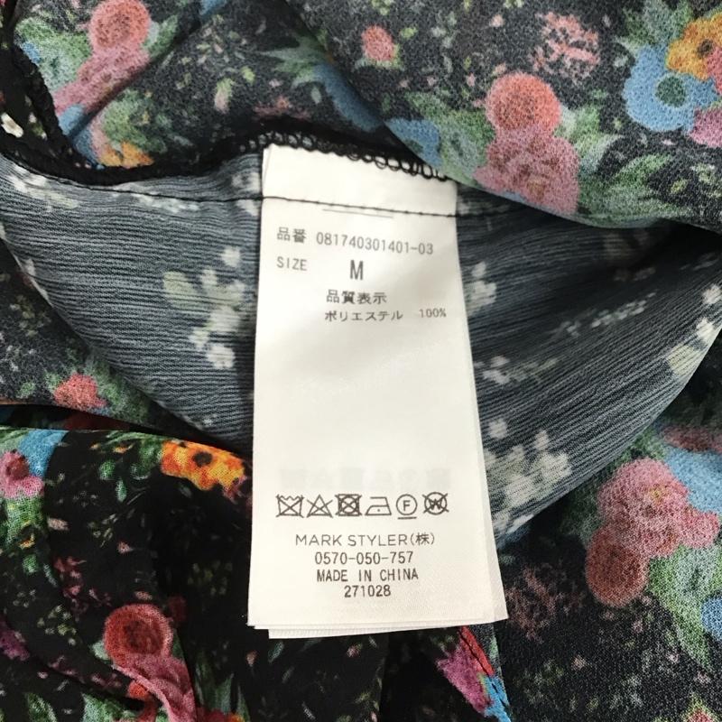 ジュエティ jouetie ワンピース ロングスカート 081740301401-03 膝下丈 シャツワンピース 長袖 M 花柄 マルチカラー / マルチカラー /  レディース USED 古着 中古 10143938