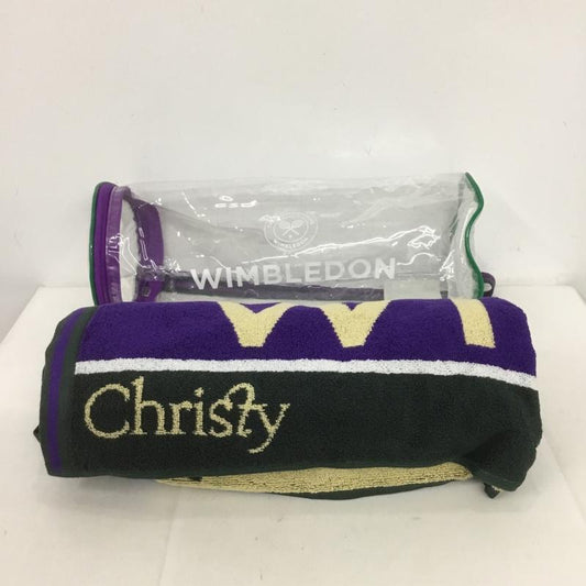 古着 USED ファッション小物 ファッション小物 WIMBLEDON タオル 2019 ロゴ、文字 マルチカラー / マルチカラー /  メンズ USED 古着 中古 10132196