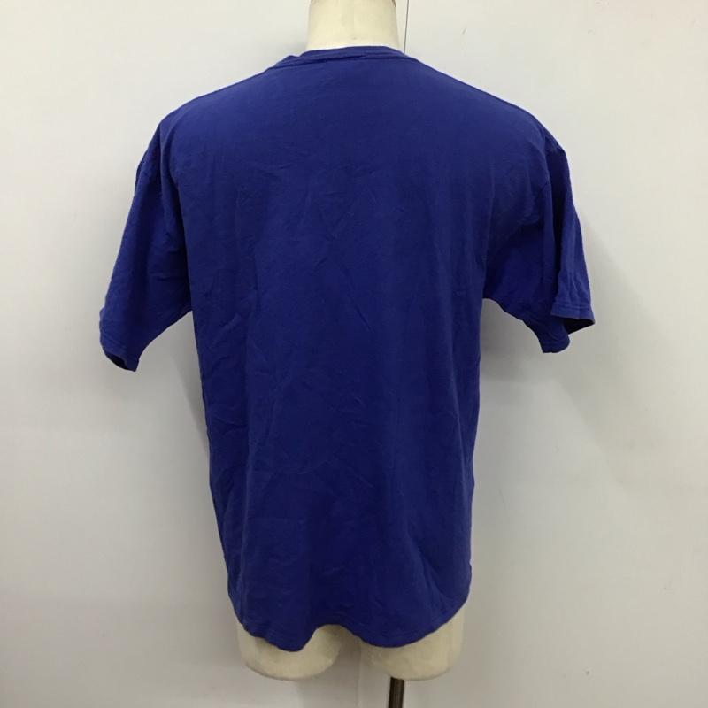 古着 USED Tシャツ 半袖 半袖カットソー プリントTシャツ クルーネックカットソー 古着 M プリント 青 / ブルー /  メンズ USED 古着 中古 10124162