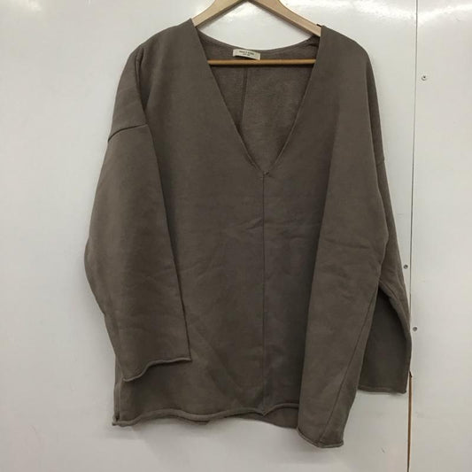 フリークスストア FREAK S STORE カットソー 長袖 長袖カットソー Vネックカットソー スウェットカットソー FREE 無地 灰 / グレー /  レディース USED 古着 中古 10145101