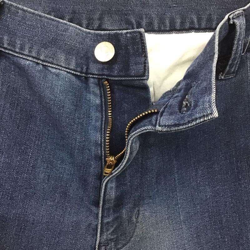 アンドサンズ ANDSUNS パンツ デニム、ジーンズ デニムパンツ ワーカージーンズ カジュアルパンツ 裾ゴム L 無地 インディゴ / インディゴ /  メンズ USED 古着 中古 10107196