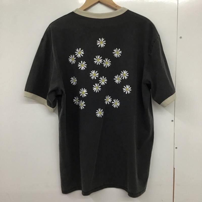 ハブアグレイトフルデイ HAVE A GRATEFUL DAY Tシャツ 半袖 半袖カットソー プリントTシャツ クルーネックカットソー L ロゴ、文字 灰 / グレー /  メンズ USED 古着 中古 10133114