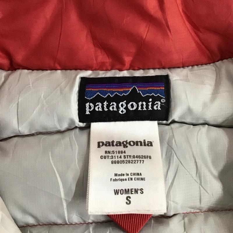 パタゴニア patagonia ベスト ベスト 84626F8 ダウンベスト ジップアップジャケット アウター S 無地 赤 / レッド /  レディース USED 古着 中古 10109945
