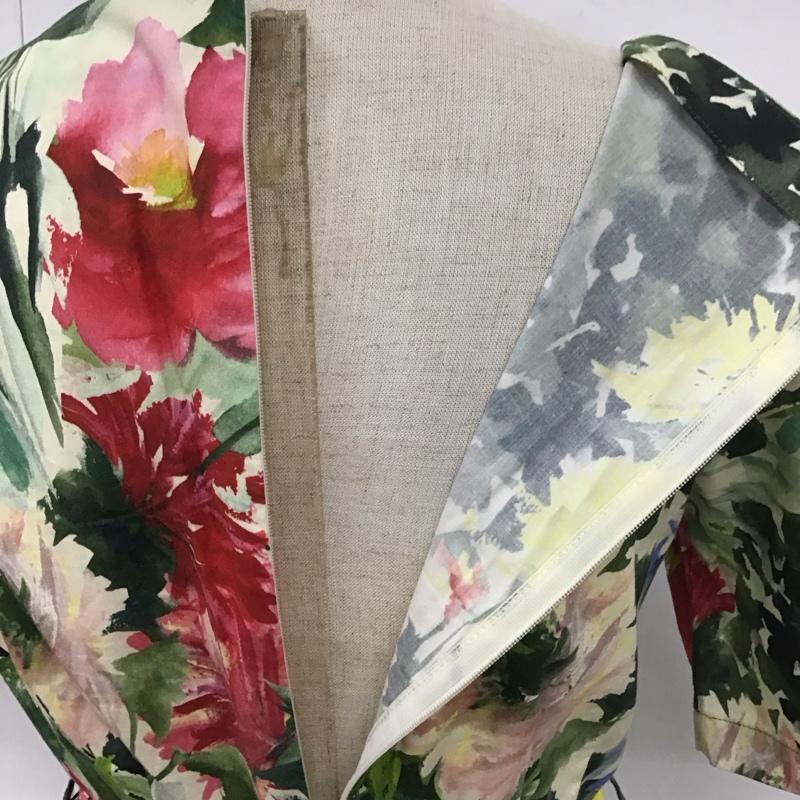 ザラ ZARA ワンピース ロングスカート 2313 717 330 半袖 ボートネック XS 花柄 マルチカラー / マルチカラー /  レディース USED 古着 中古 10111060