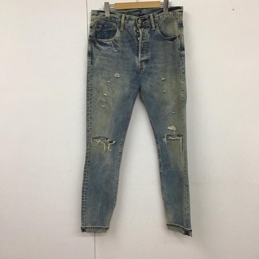 リーバイストラウスアンドコー Levi Strauss & co. パンツ デニム、ジーンズ デニムパンツ ワイドパンツ カジュアルパンツ Gパン 30インチ 無地 インディゴ / インディゴ /  メンズ USED 古着 中古 10128628