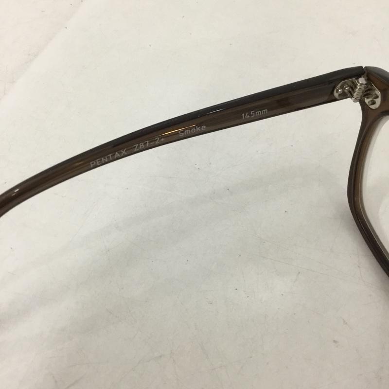 古着 USED めがね・サングラス めがね F9800 Z87-2 Smoke 145mm 無地 茶 / ブラウン /  メンズ USED 古着 中古 10142119