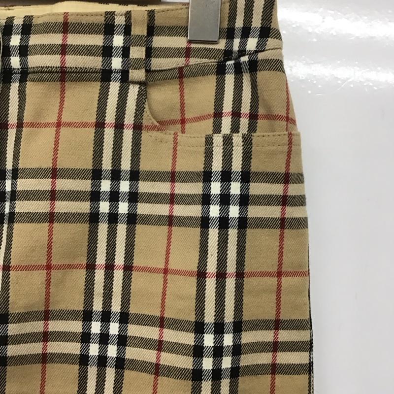 バーバリーブルーレーベル BURBERRY BLUE LABEL スカート ひざ丈スカート タイトスカート 38 チェック マルチカラー / マルチカラー /  レディース USED 古着 中古 10145382