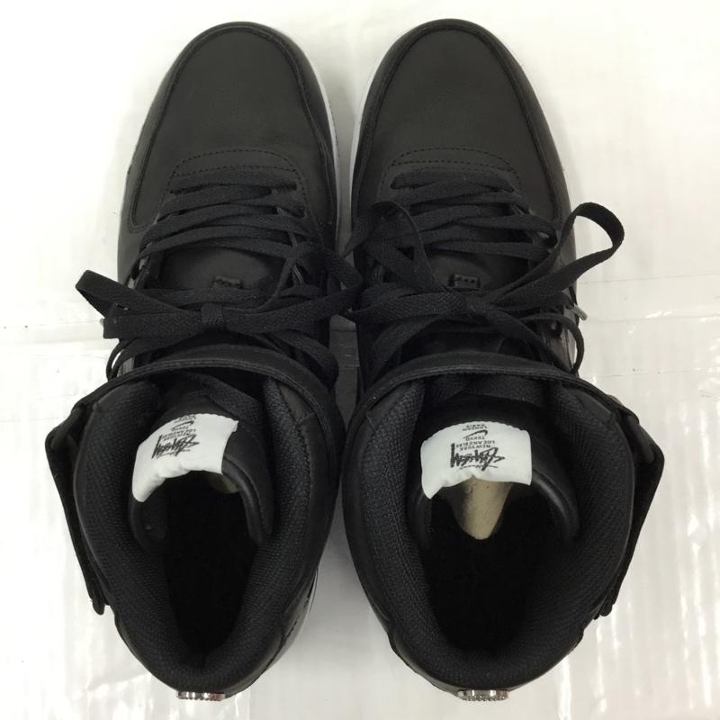 ナイキ NIKE スニーカー スニーカー DJ7840-001 AIR FORCE 1 07 MID SP STUSSY 29cm 箱有 29.0cm ロゴ、文字 黒 / ブラック / X 白 / ホワイト /  メンズ USED 古着 中古 10106044