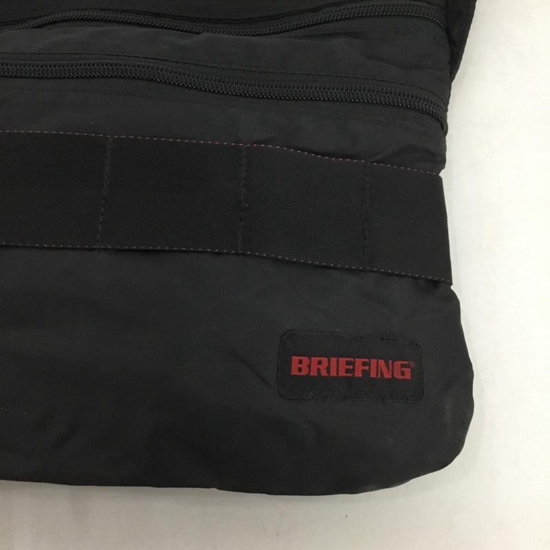 ブリーフィング BRIEFING ショルダーバッグ ショルダーバッグ サコッシュ ロゴ、文字 黒 / ブラック /  メンズ USED 古着 中古 10150588