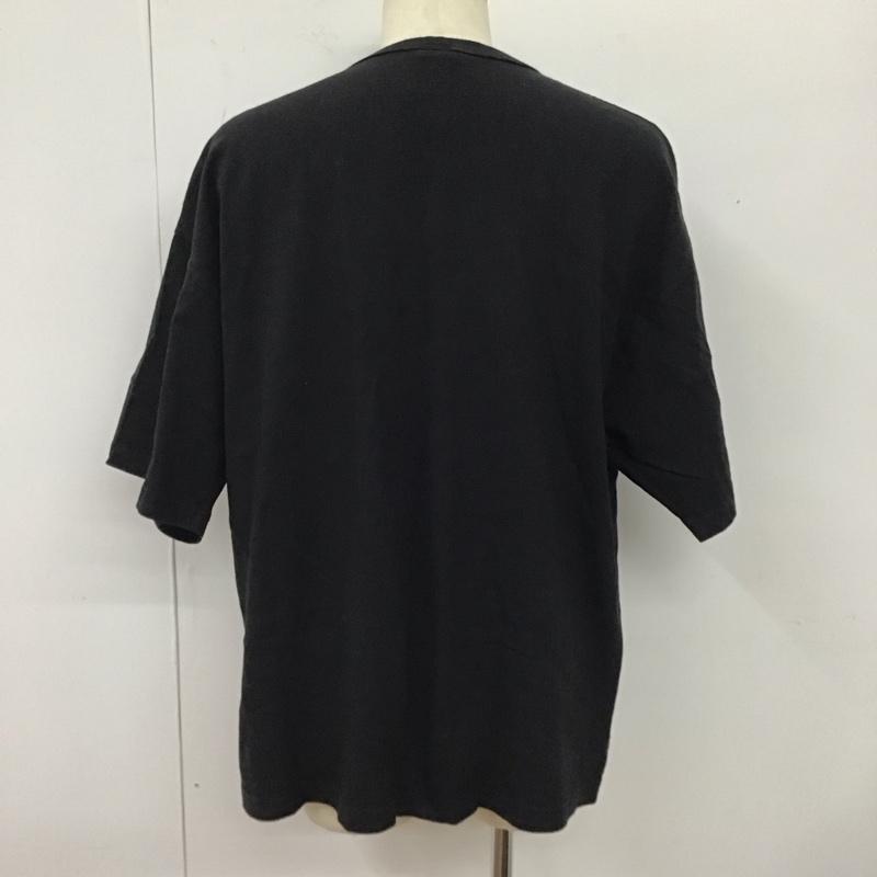 ケボズ KEBOZ カットソー 半袖 半袖カットソー プリントTシャツ クルーネックカットソー 半袖スウェット M ロゴ、文字 黒 / ブラック /  メンズ USED 古着 中古 10119432