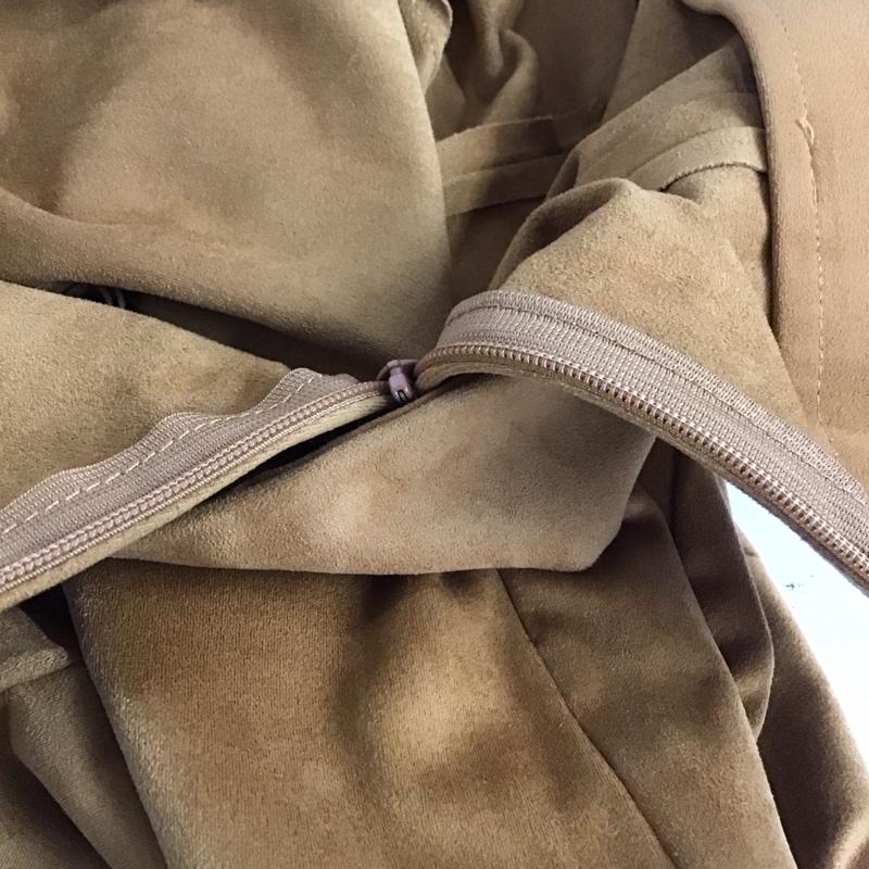 ザラ ZARA スカート ミニスカート S 無地 茶 / ブラウン /  レディース USED 古着 中古 10142918